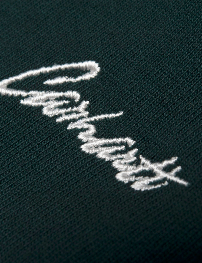 Sweat Léger Carhartt-WIP Stray Script - Parsley Green