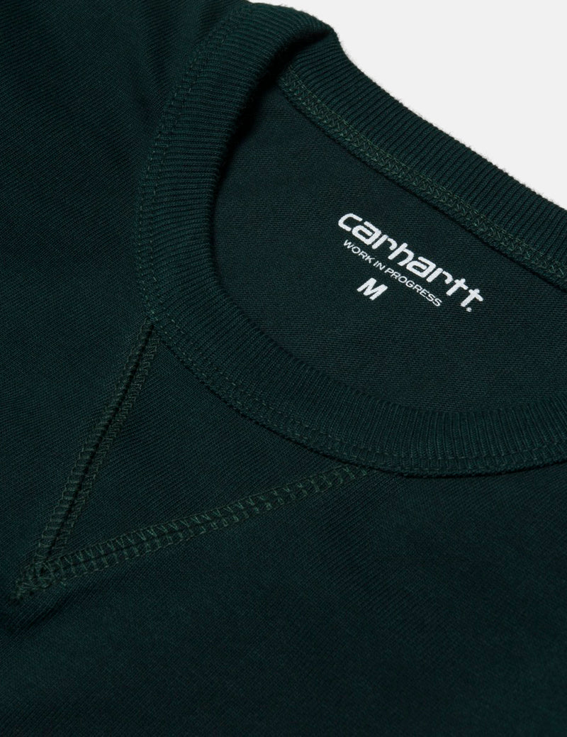 Carhartt-WIP Stray Script Lightweight Sweatshirt - Parsley Green