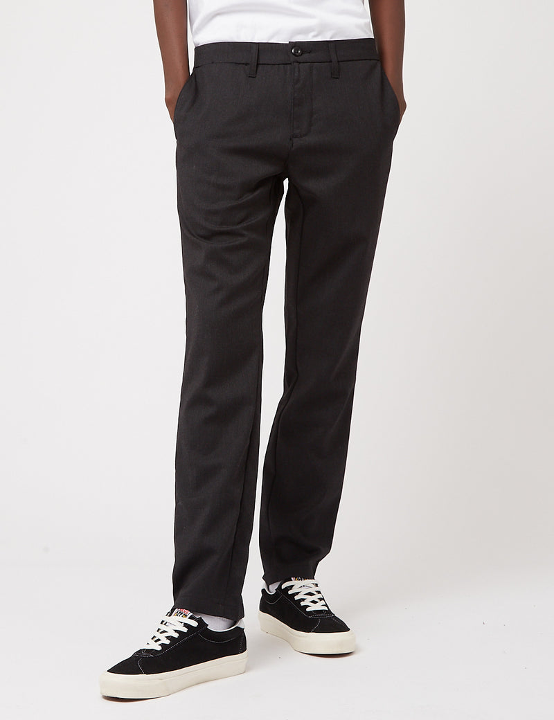 Carhartt-WIP Sid Pant Wool (Slim Fit) - Black Heather