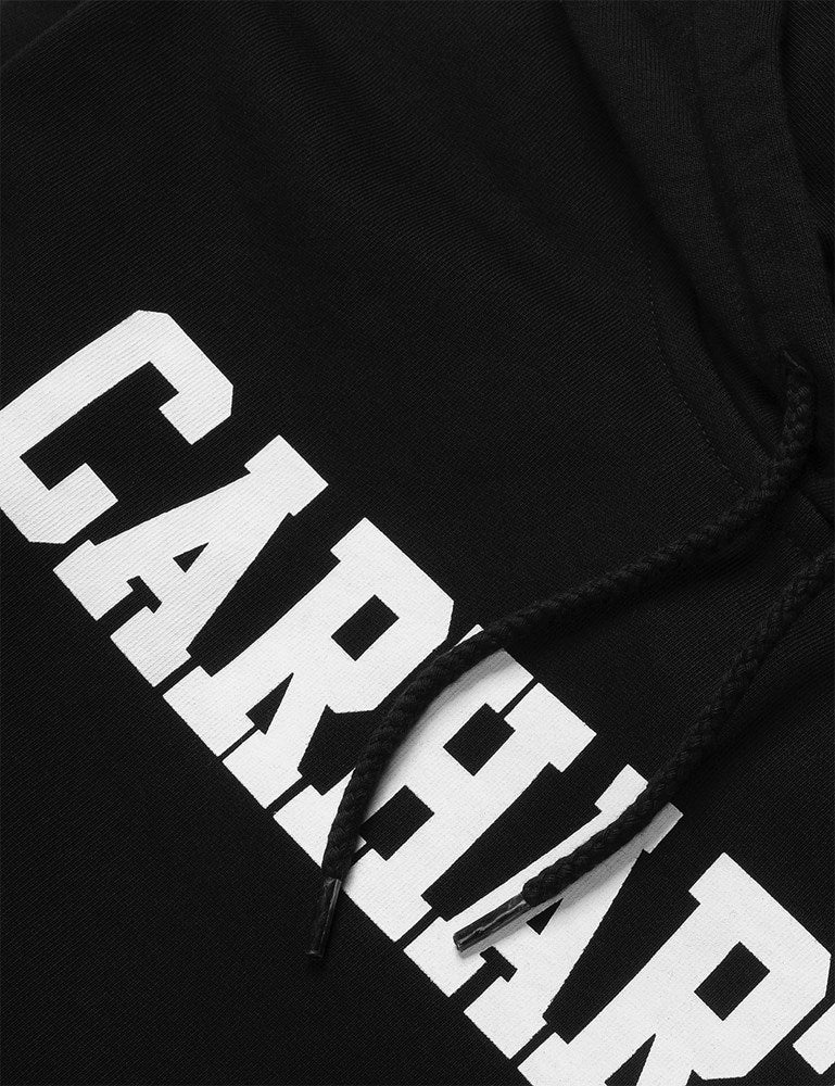 Carhartt-WIP College 후드 스웻 셔츠-블랙/화이트