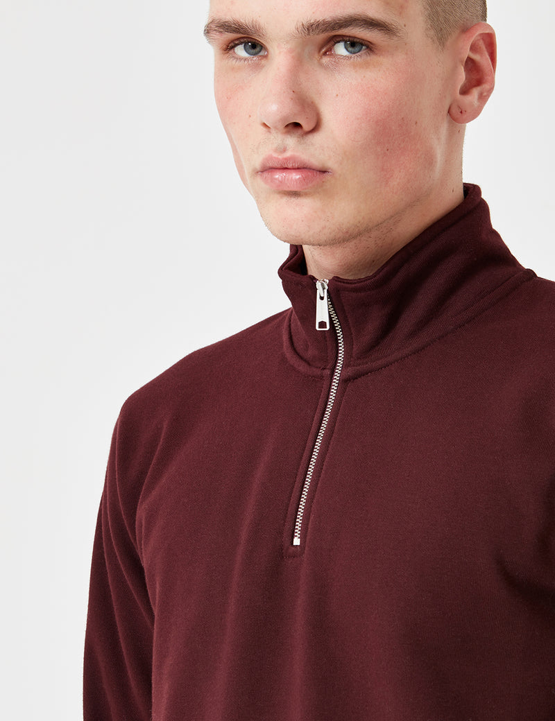 Carhartt-WIP Chase Half-Zip Sweatshirt - Damson Purple