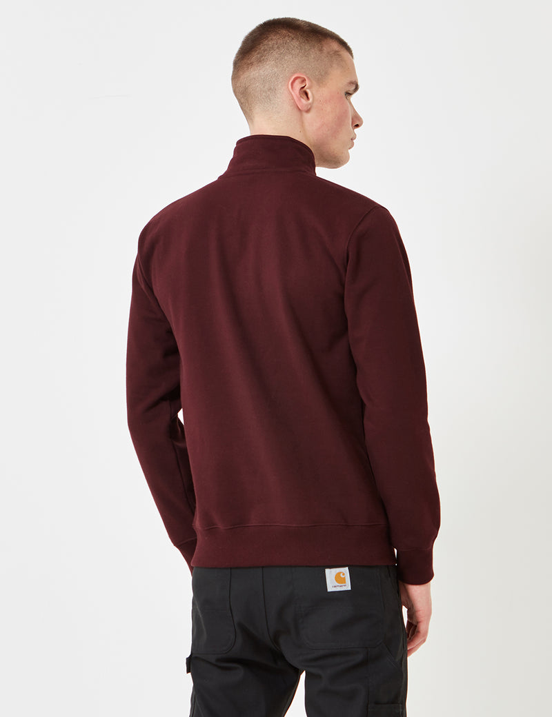 Carhartt-WIP Chase Half-Zip Sweatshirt - Damson Lila