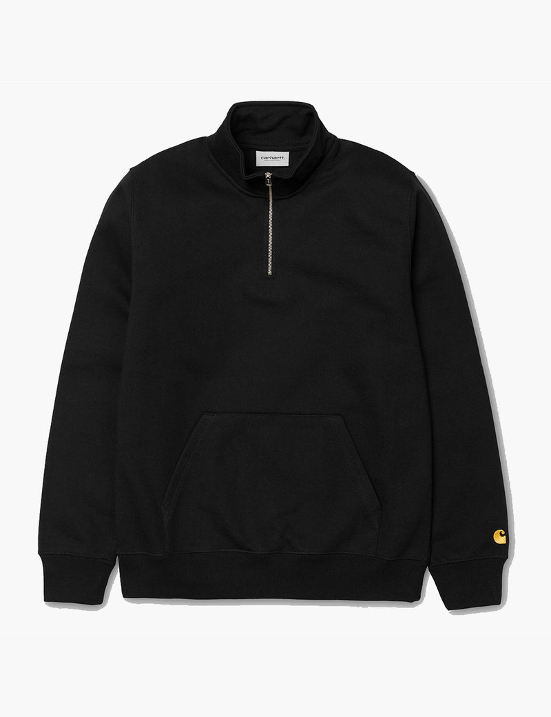 Sweat à demi-glissière Carhartt-WIP Chase - Noir