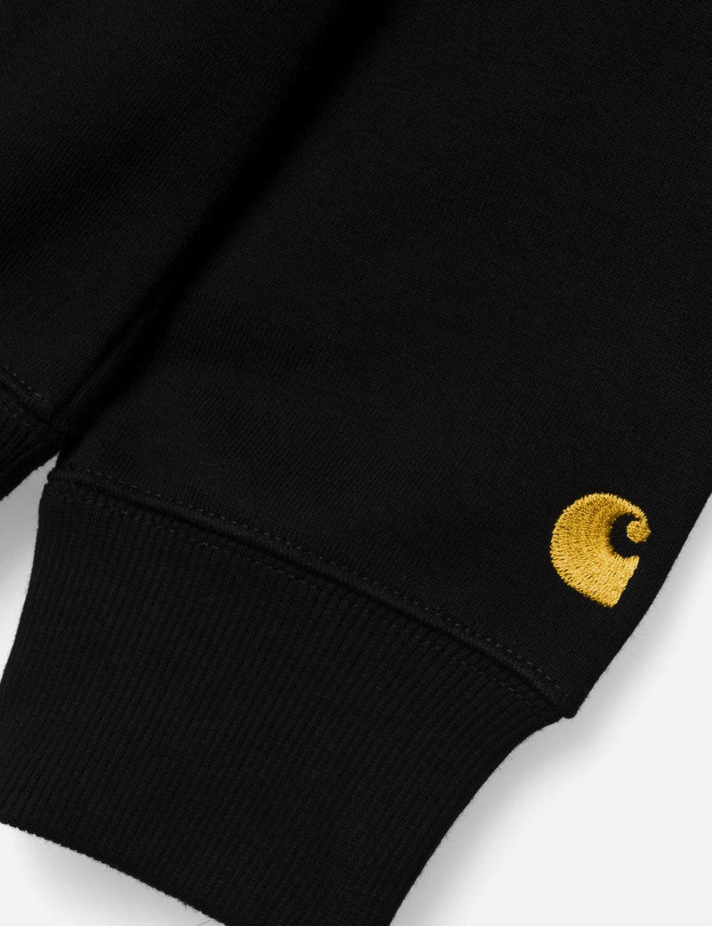 Sweat à demi-glissière Carhartt-WIP Chase - Noir