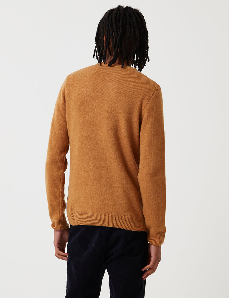 Carhartt-WIP Allen Knit Sweatshirt - Fawn Yellow
