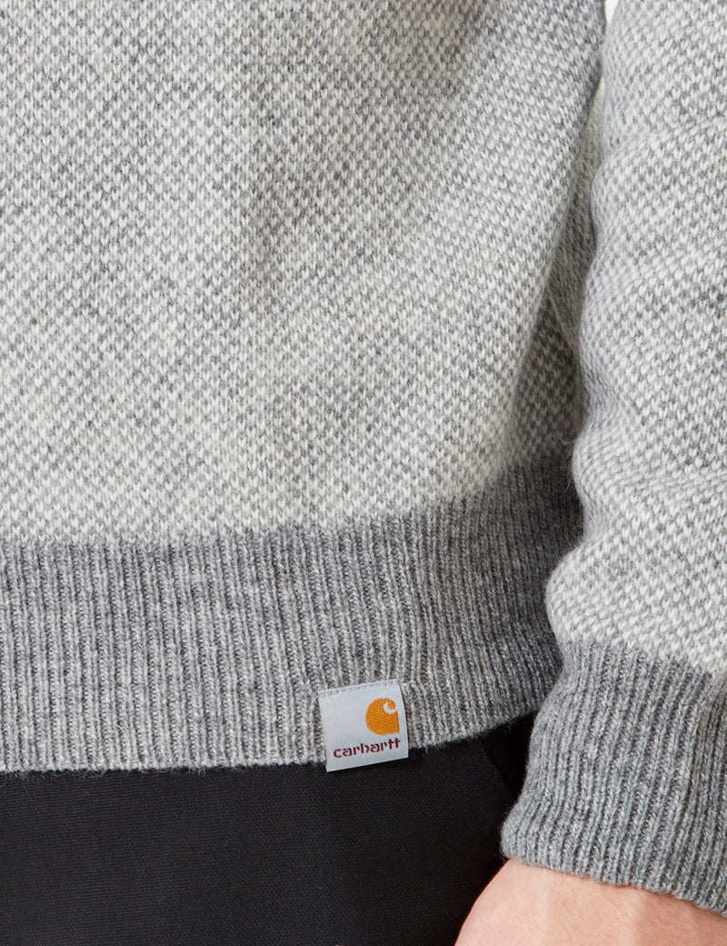 Carhartt-WIP Spooner Knit Sweatshirt - Grau Heather