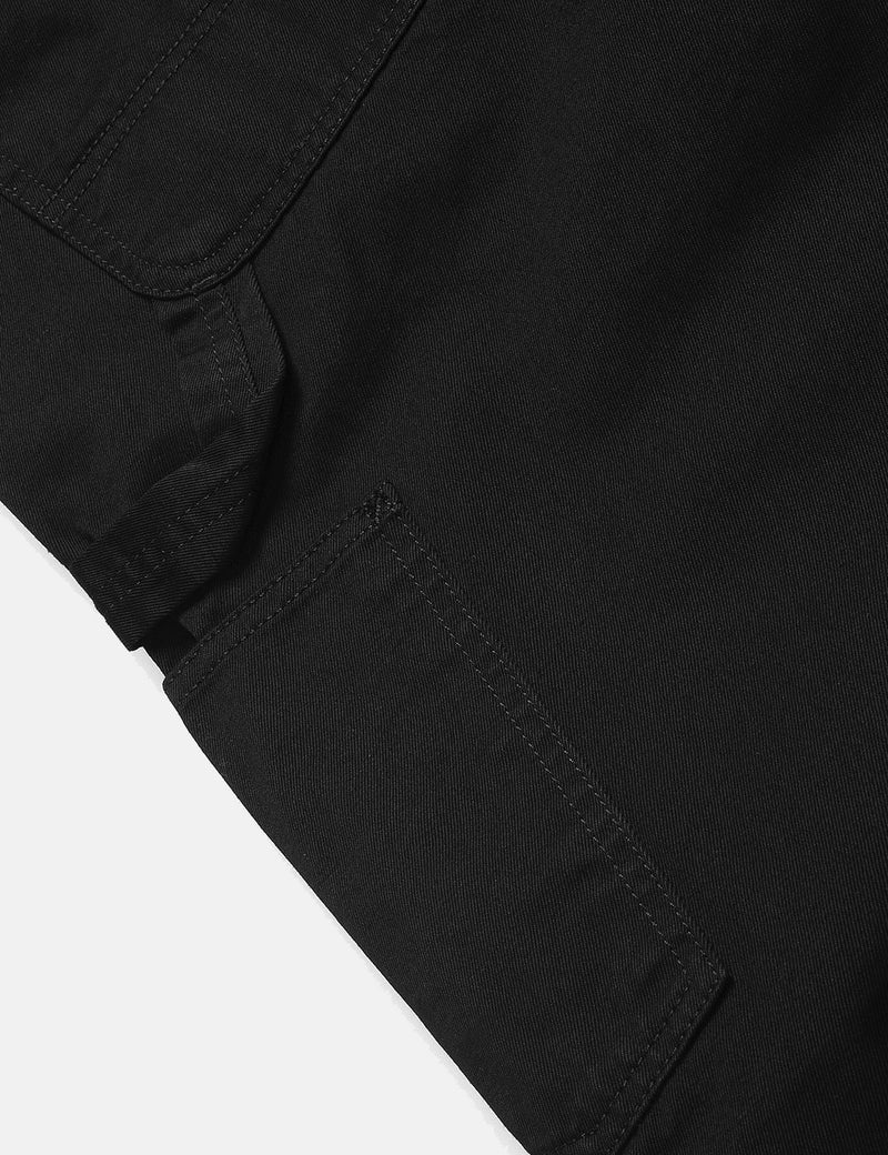 Carhartt-WIP Ruckシングルニーパンツ（レギュラー、テーパー）-ブラック