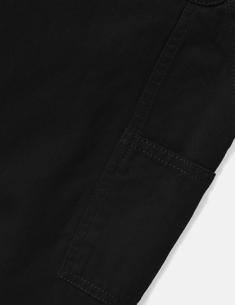 Carhartt-WIP Ruckシングルニーパンツ（レギュラー、テーパー）-ブラック