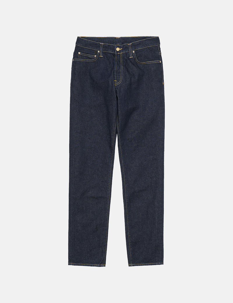 Carhartt-WIPクロンダイクジーンズ（レギュラーテーパー）-ブルー、リンス