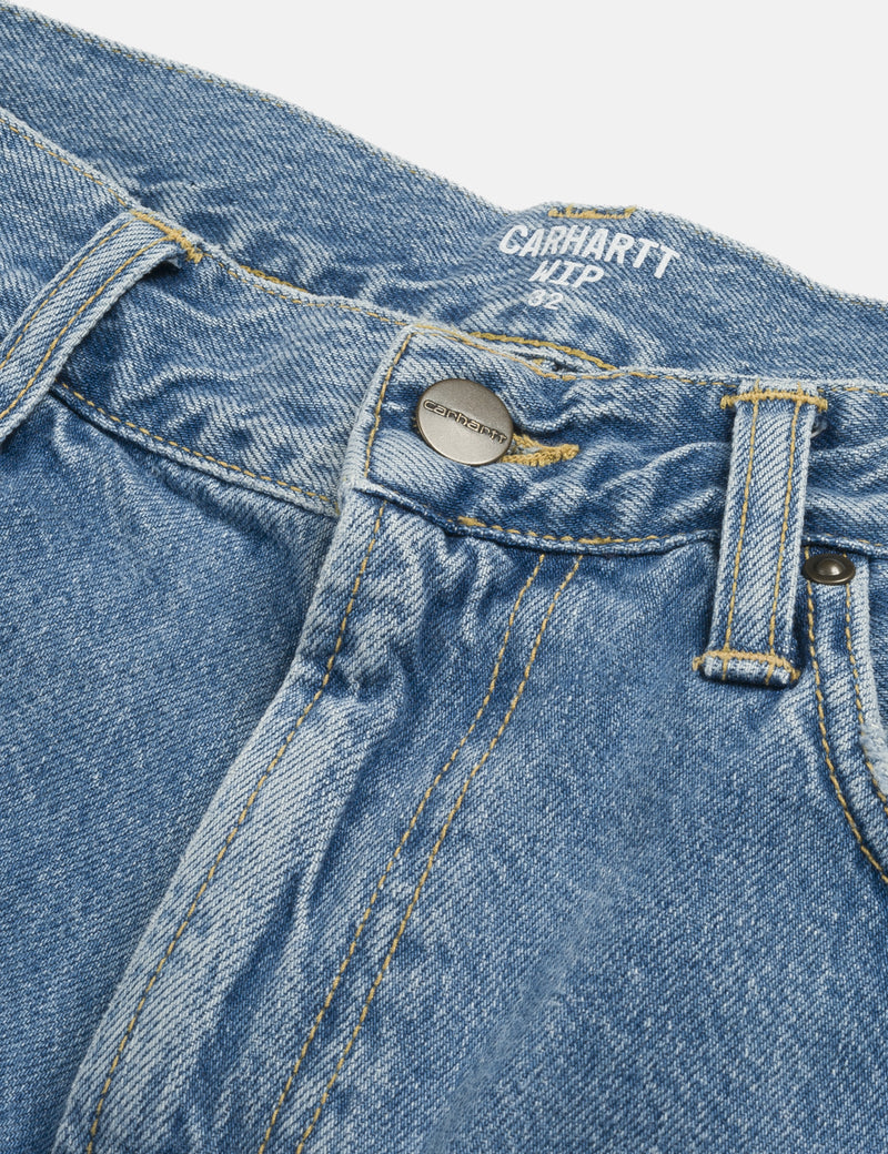 Carhartt-WIP Pontiac Shorts (Relaxed fit) - Blue, Stone Bleached