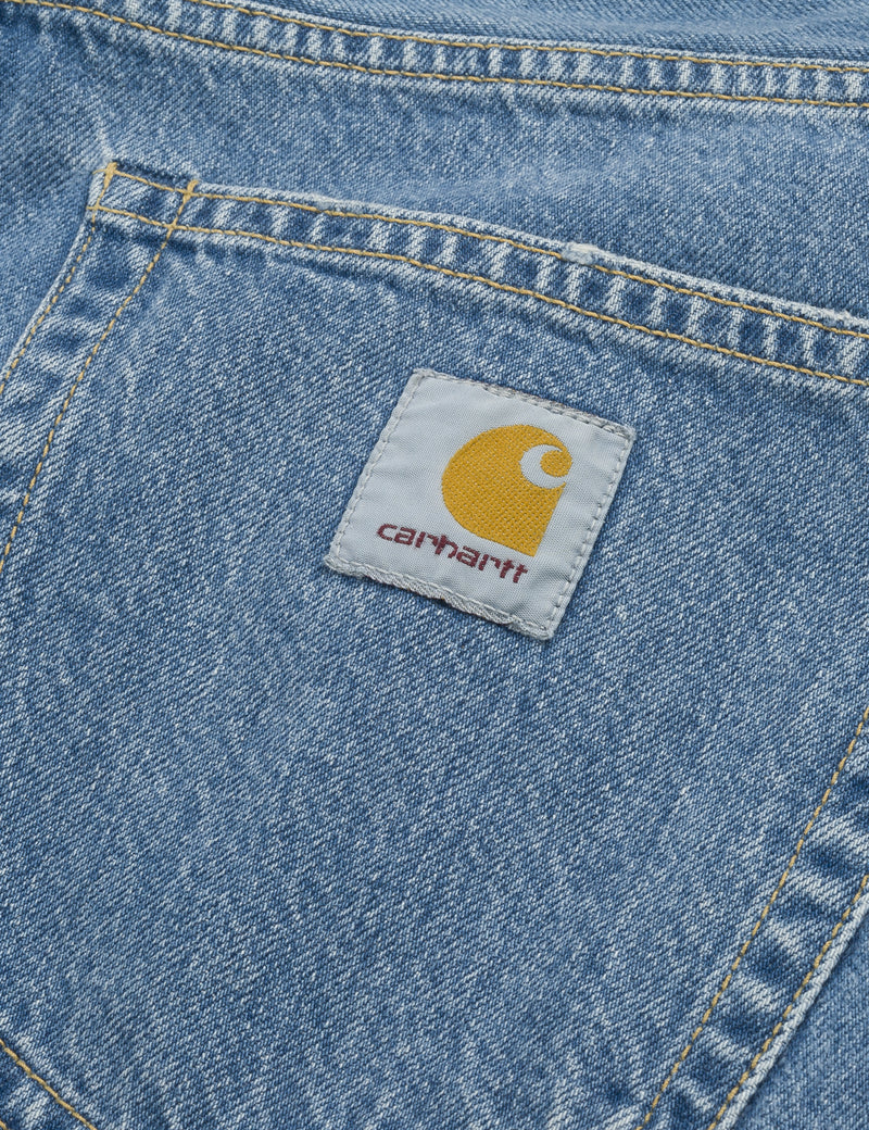 Carhartt-WIP Pontiac Shorts (Relaxed fit) - Blue, Stone Bleached