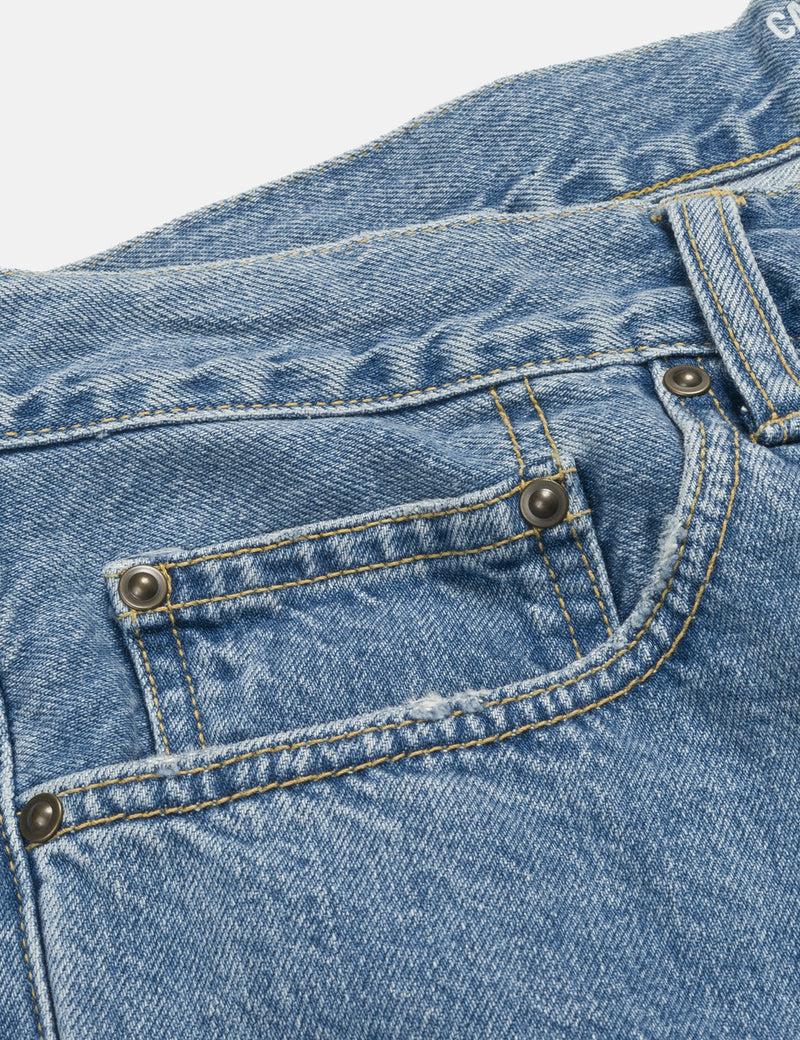 Carhartt-WIP Pontiac Shorts (Relaxed fit) - Blue, Stone Bleached