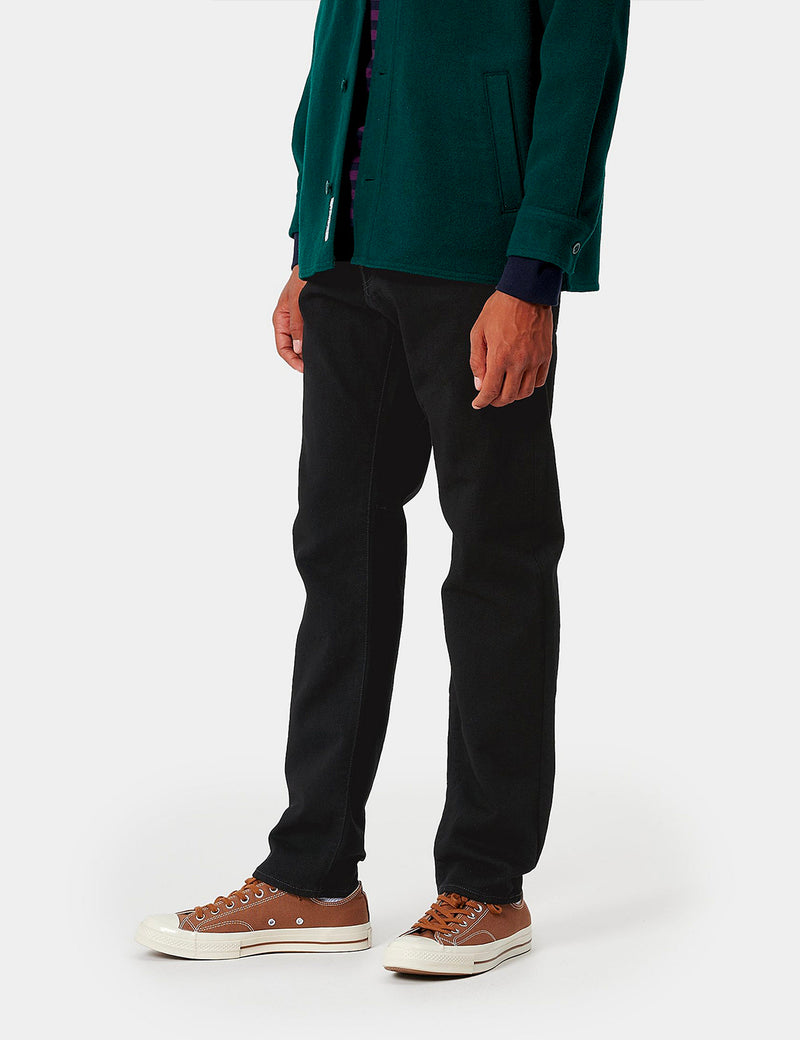 Pantalon Carhartt-WIP Klondike Regular Tapered (Maitland Denim, 13,5 oz) - Noir rincé