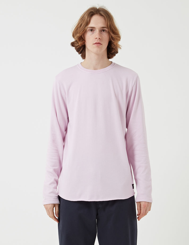 Edwin Terry 긴팔 티셔츠-핑크