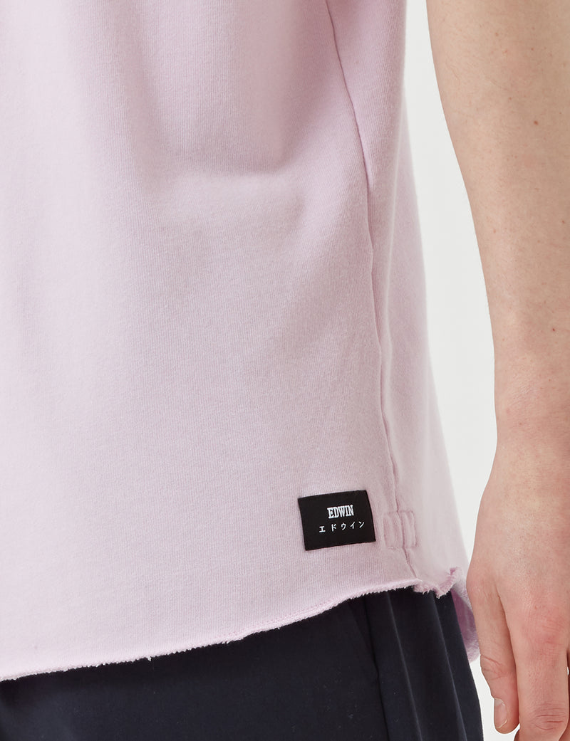 T-shirt Edwin Terry - Rose