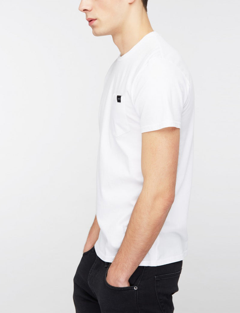 エドウィンポケットジャージーTシャツ-ホワイト