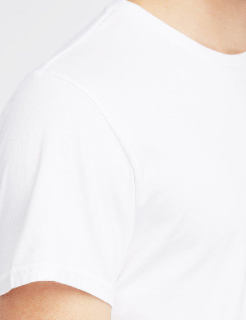 エドウィンポケットジャージーTシャツ-ホワイト