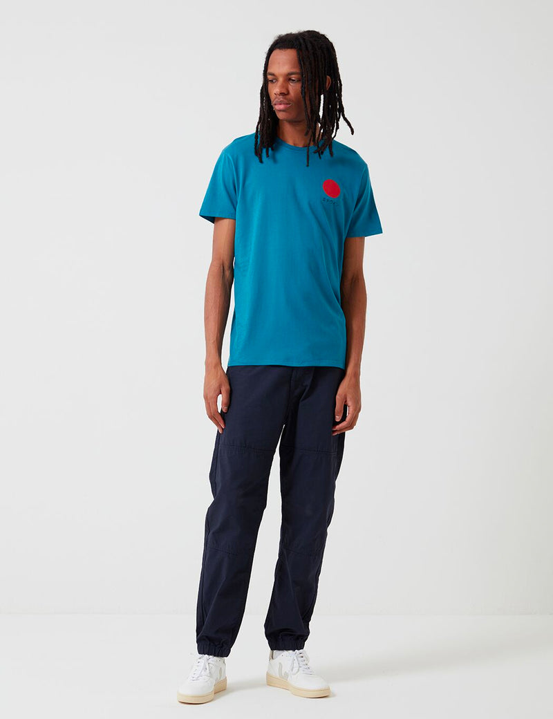 Edwin Japanese Sun T-Shirt - Saxony Blue