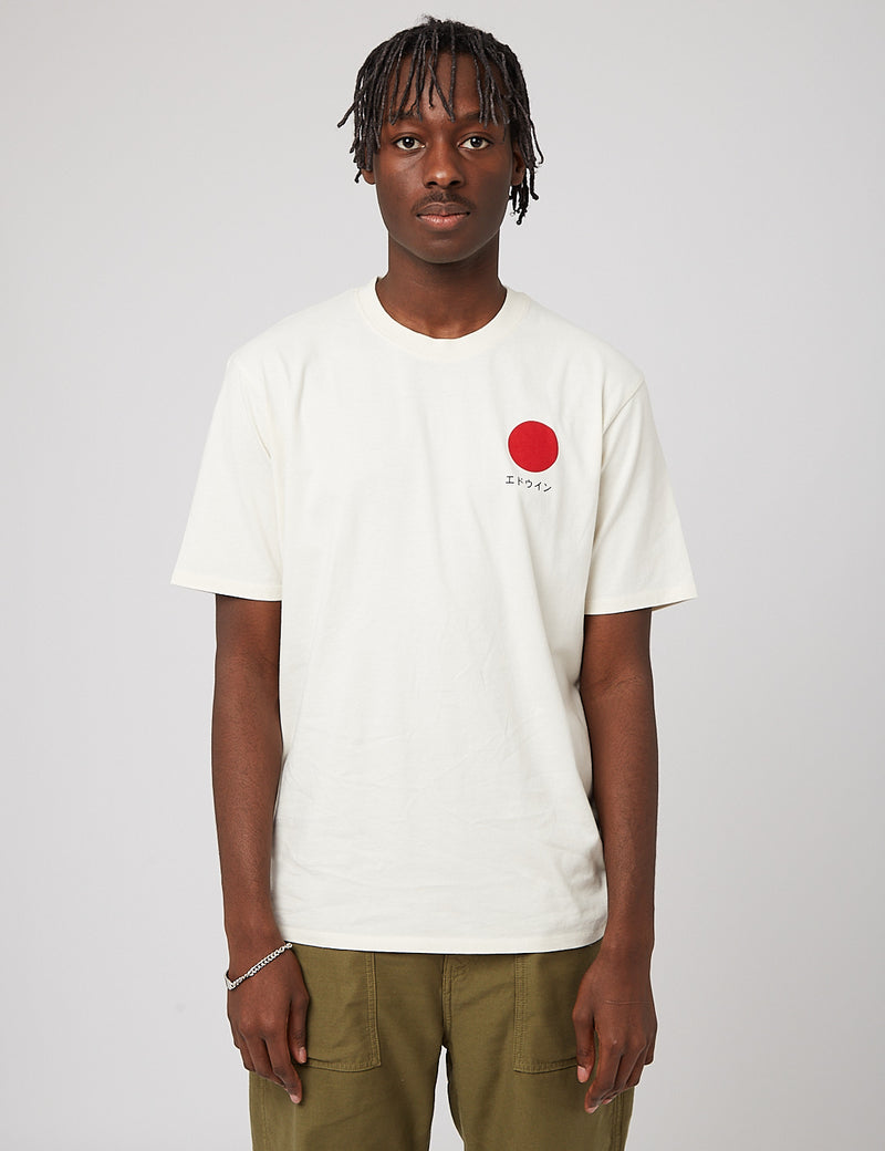 Edwin Japanese Sun T-Shirt - Whisper White