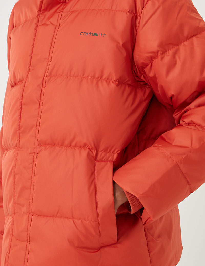 Carhartt-WIP Deming Jacket (Down) - Brick Orange / Black