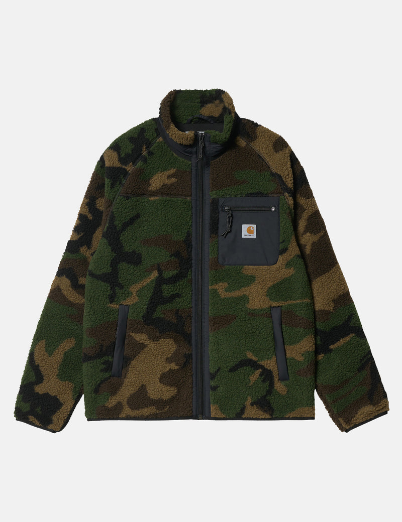 Carhartt-WIPプレンティスライナーフリースジャケット-カモローレル/ブラック