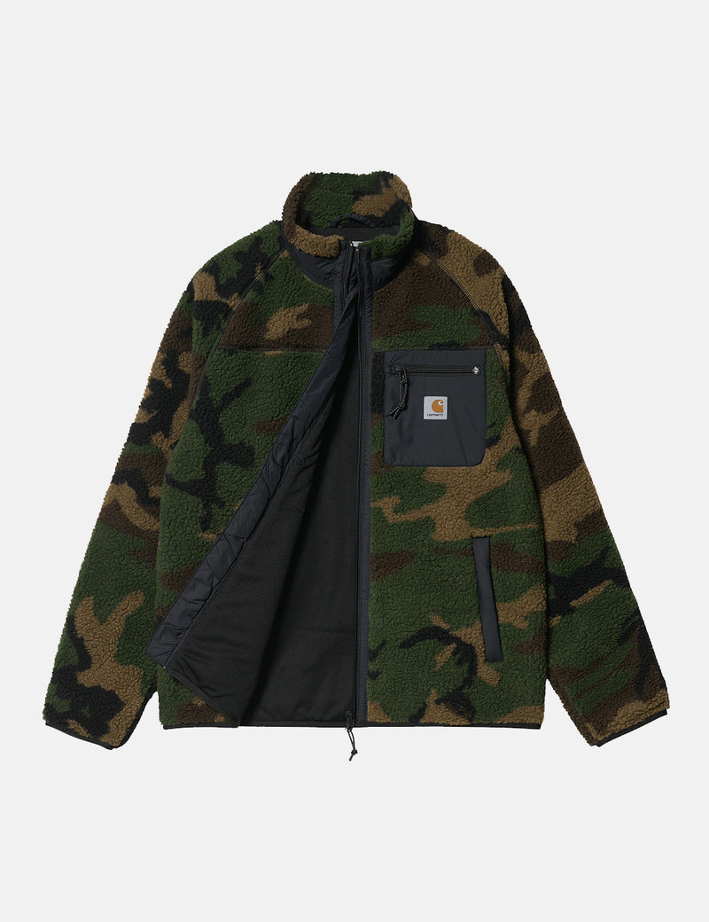 Carhartt-WIPプレンティスライナーフリースジャケット-カモローレル/ブラック