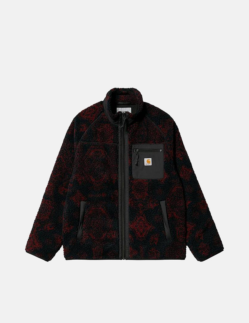 Carhartt-WIPプレンティスライナージャケット（バースジャカード）-ダークネイビーブルー/コルビナ