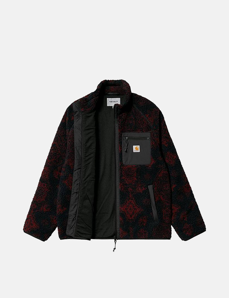 Carhartt-WIPプレンティスライナージャケット（バースジャカード）-ダークネイビーブルー/コルビナ