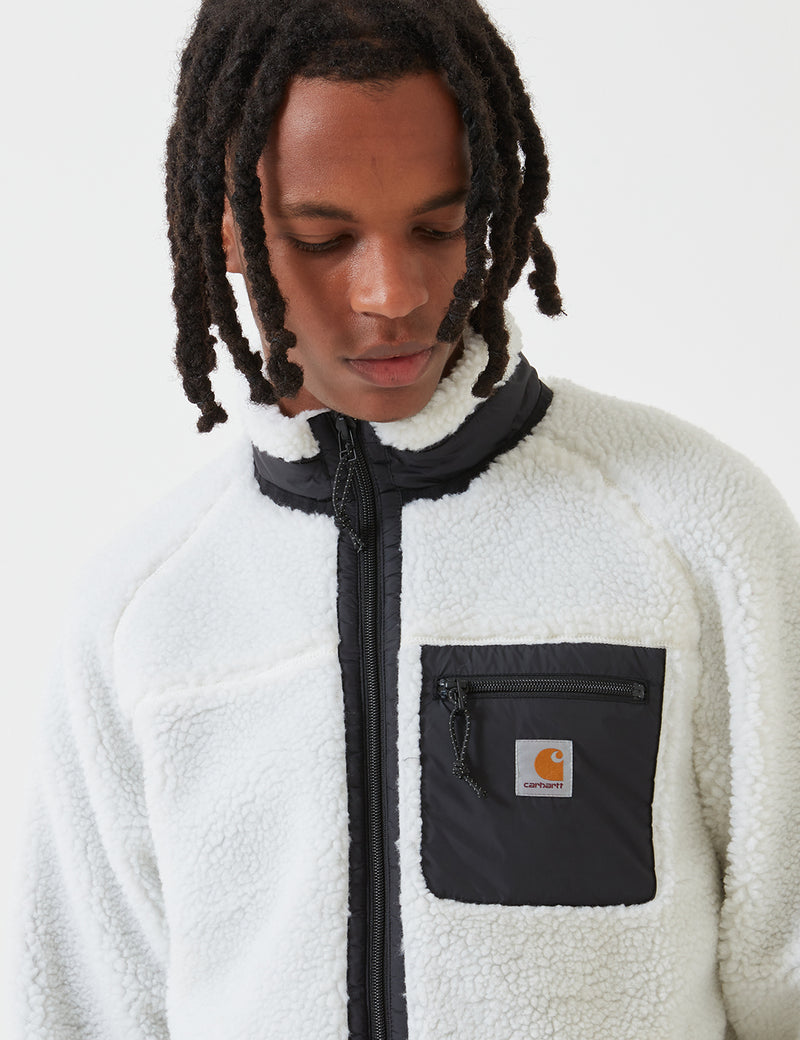 Carhartt white fleece jacket outlet