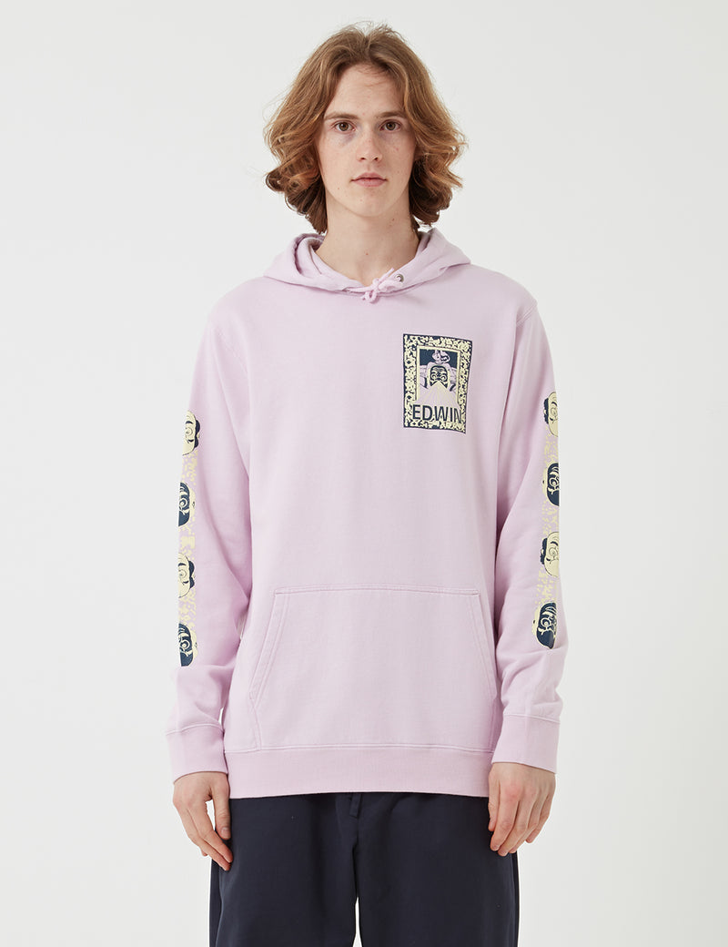 Sweat à Capuche Edwin Erotic Heavy Cotton - Rose