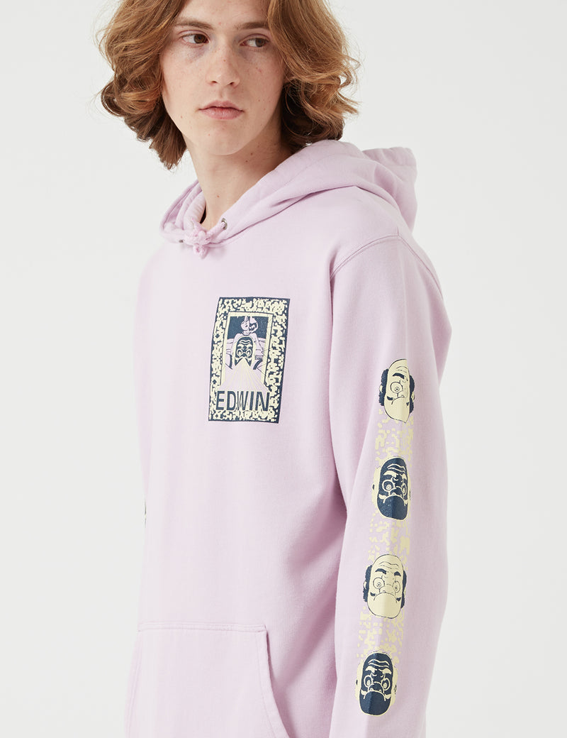Sweat à Capuche Edwin Erotic Heavy Cotton - Rose