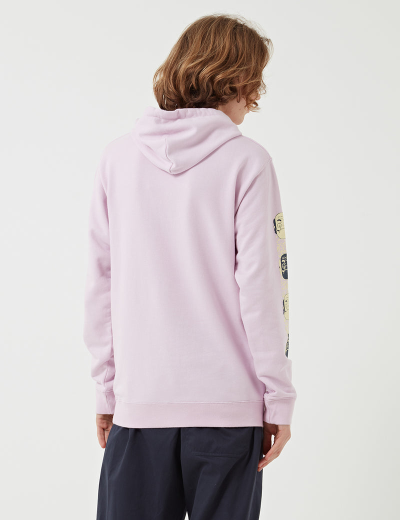 Sweat à Capuche Edwin Erotic Heavy Cotton - Rose