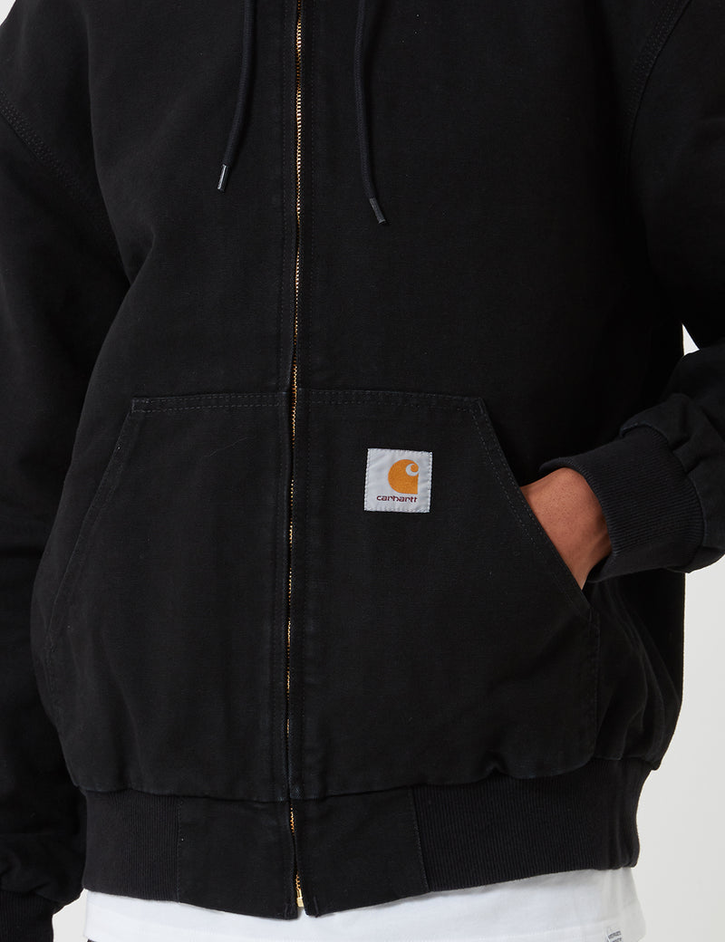 Carhartt-WIP Active Jacket - Black Rinsed