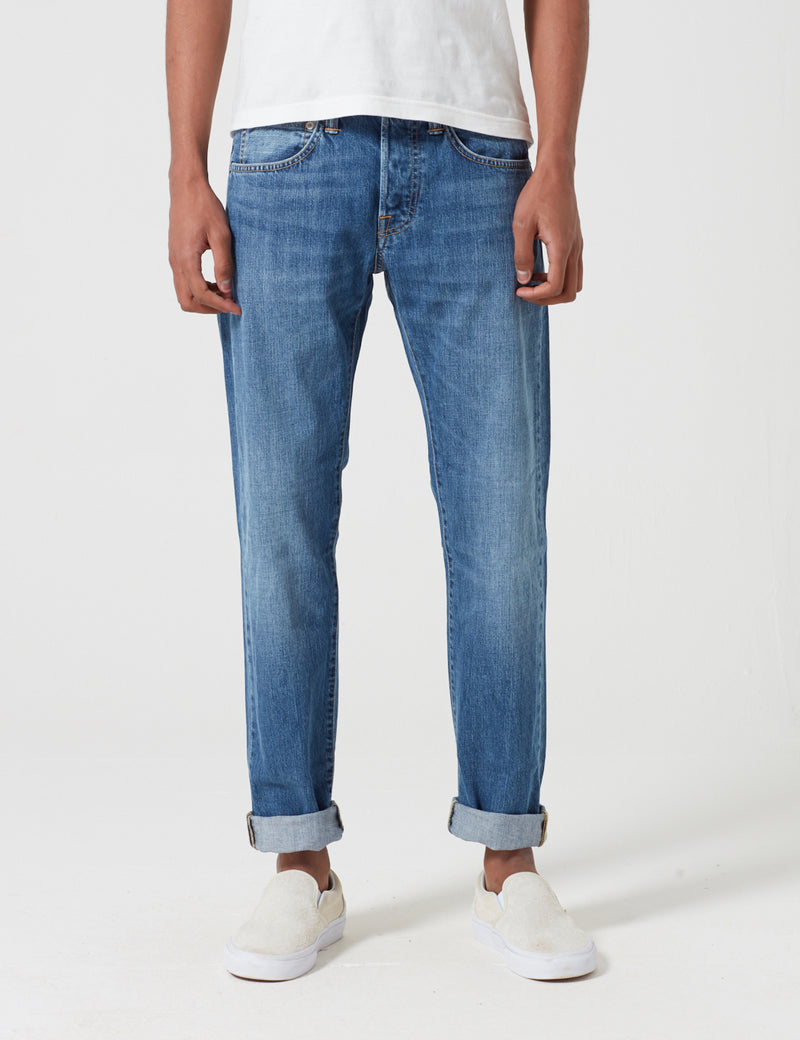 Edwin ED-55 Kingston Blue Denim Jeans 12oz (fuselé) - Lavage propre