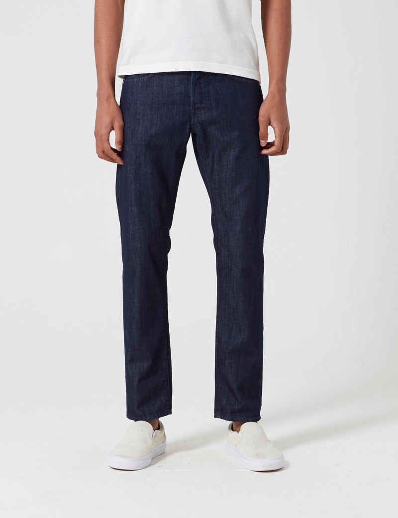 Edwin ED-55 Kingston Blue Denim Jeans 12oz (Tapered) - Blue Rinsed