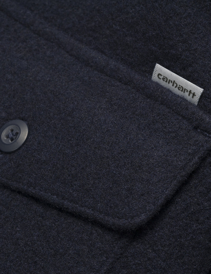 Carhartt-WIP Milner Shirt Jacket - Dark Navy Blue
