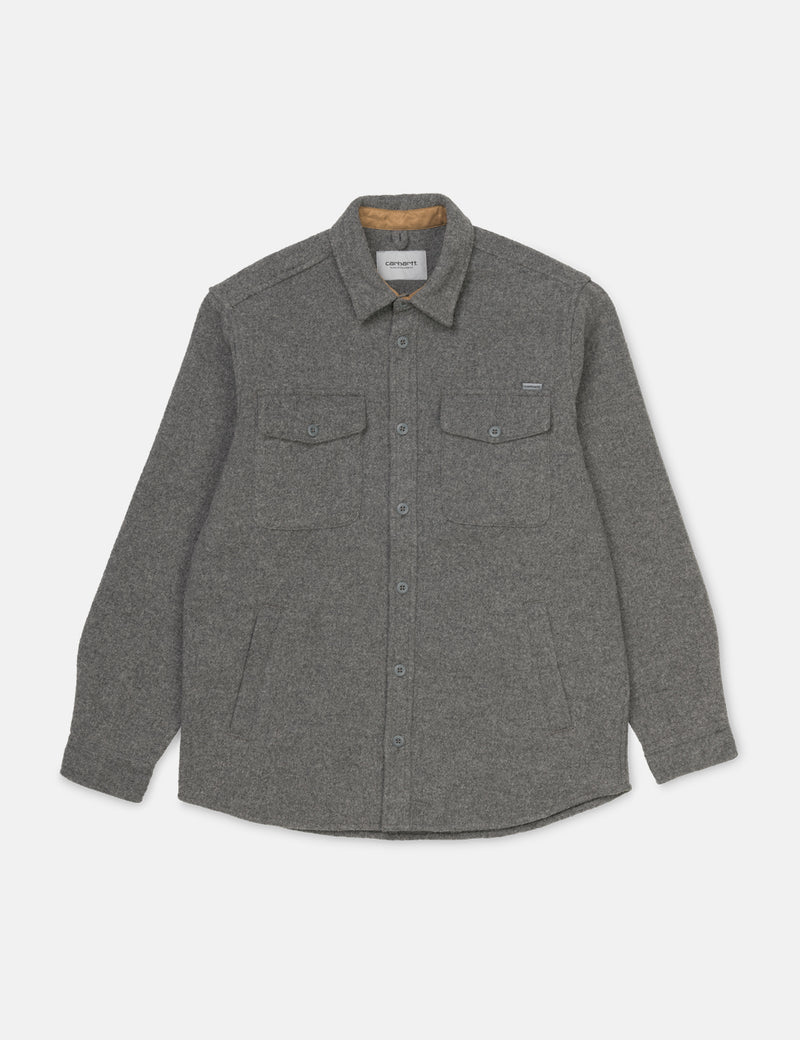 Carhartt-WIP Milner Shirt Jacket - Dark Grey Heather