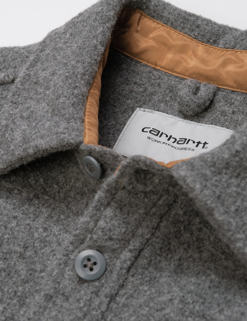 Carhartt-WIP Milner Shirt Jacket - Dark Grey Heather