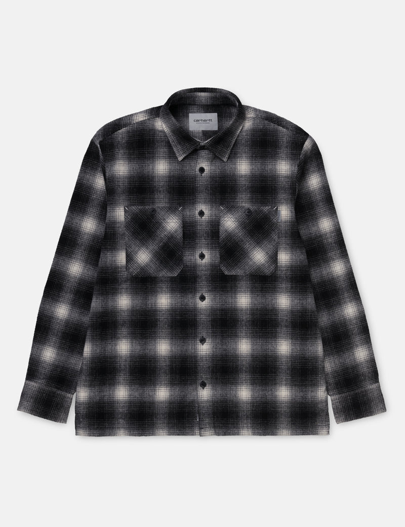 Carhartt-WIP Halleck Shirt - Black Halleck Check