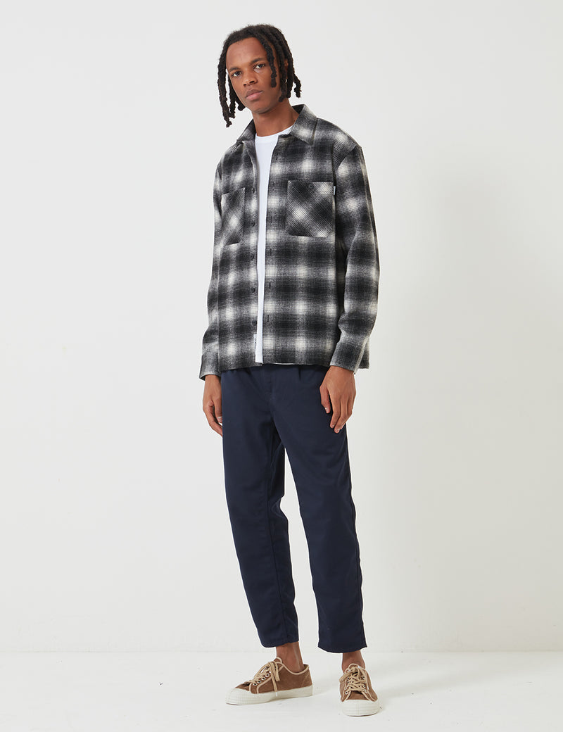 Carhartt-WIP Halleck Shirt - Black Halleck Check