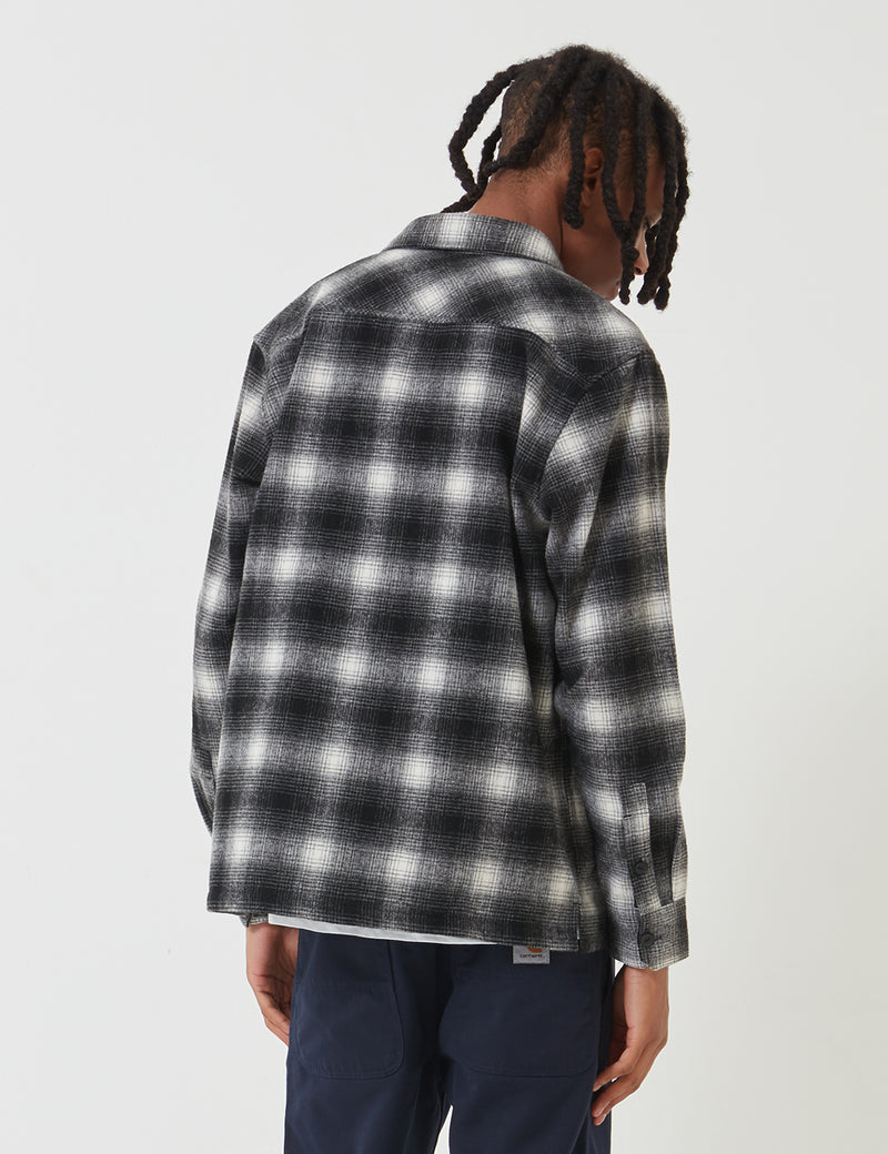 Carhartt-WIP Halleck Shirt - Black Halleck Check