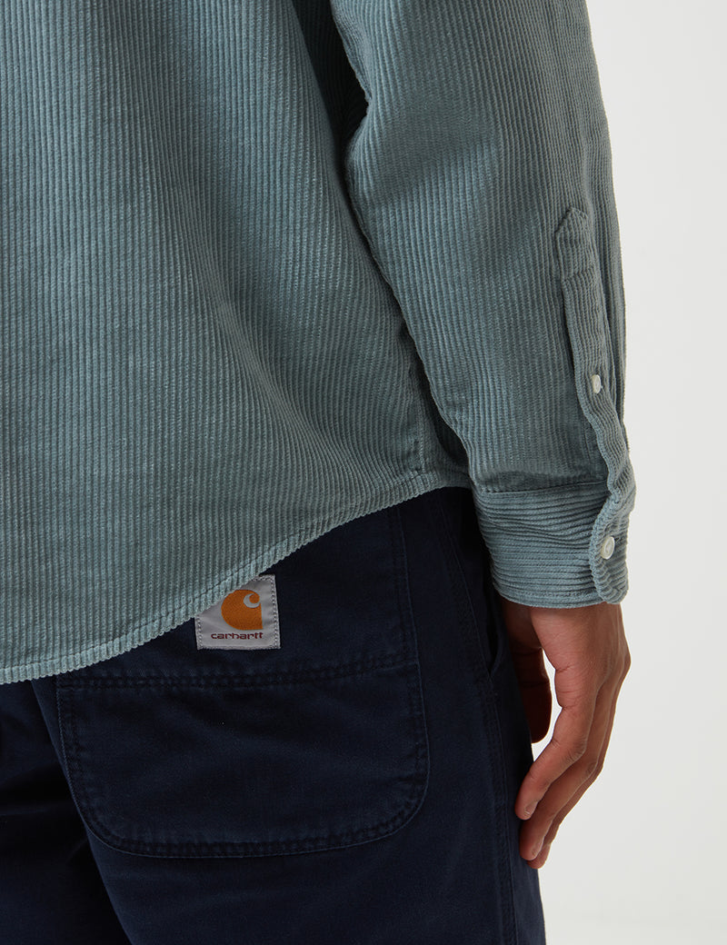 Carhartt-WIP Madison Cord Shirt - Cloudy / Flour
