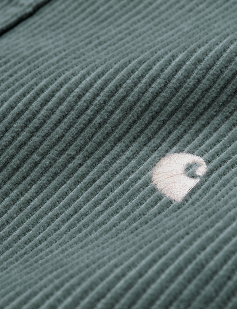 Carhartt-WIP Madison Cord Shirt - Cloudy / Flour