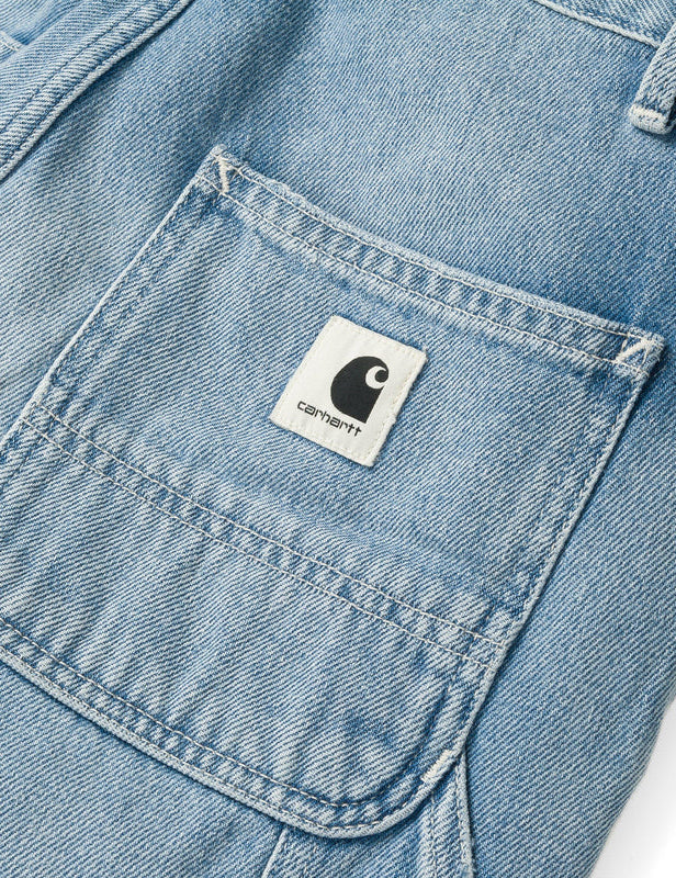 Carhartt-WIP Pantalon Pierce Femme (Denim) - Light Stone Washed Blue