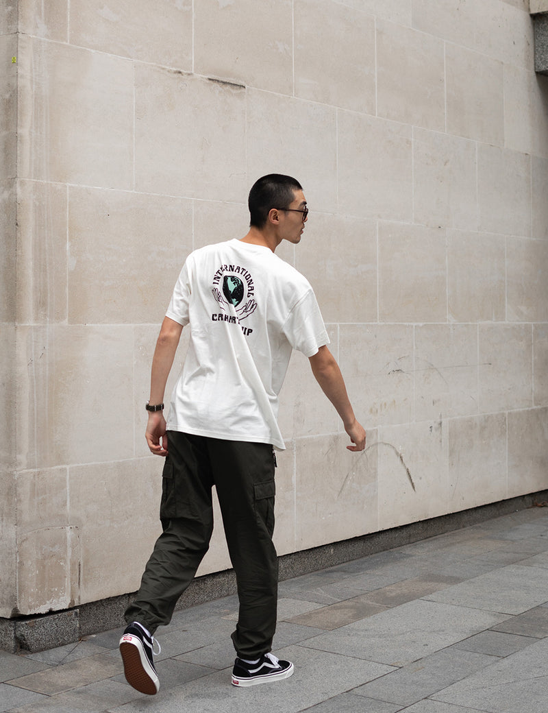 Carhartt-WIP Globe T-Shirt - Wax White