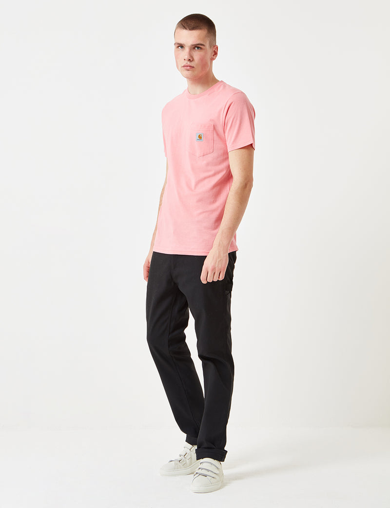 Carhartt-WIP Pocket T-Shirt - Guava Pink