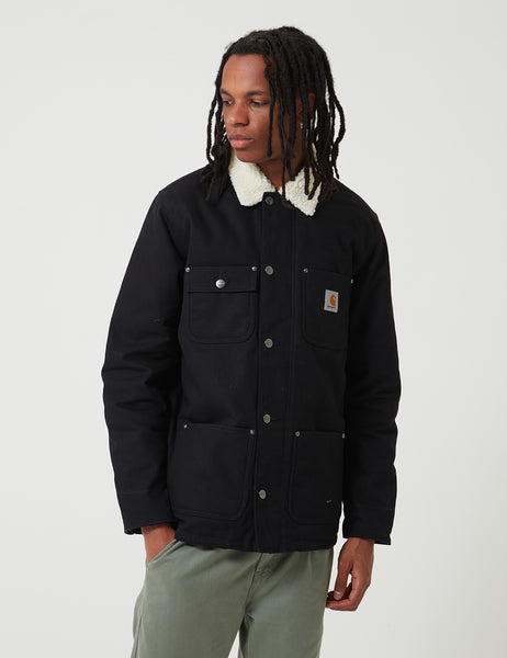 Carhartt fairmount deals coat black