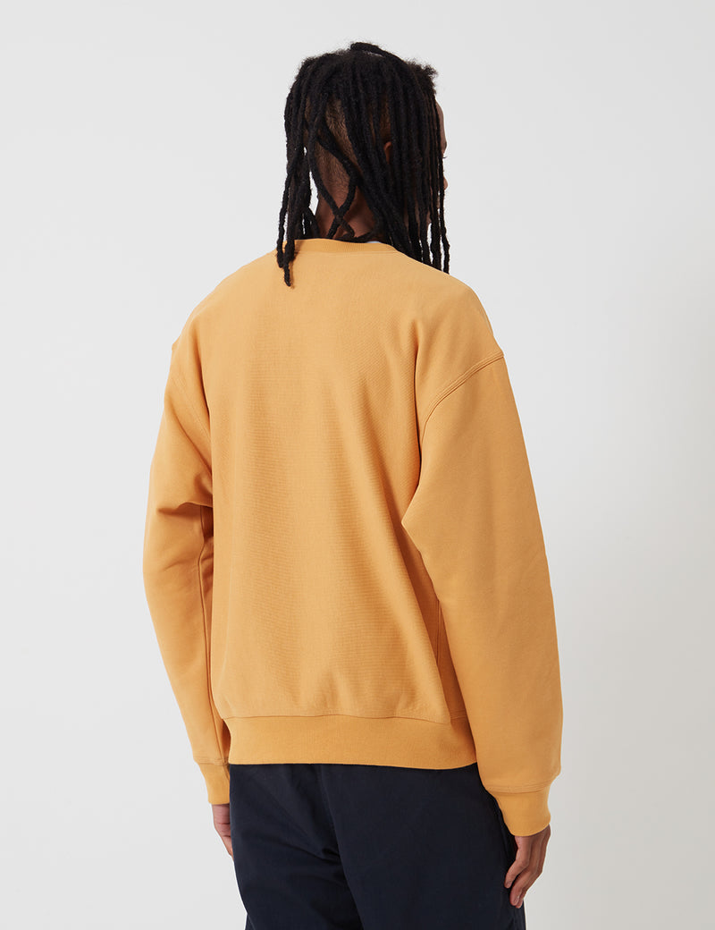 Carhartt-WIP American Script Sweatshirt - Winter Sun