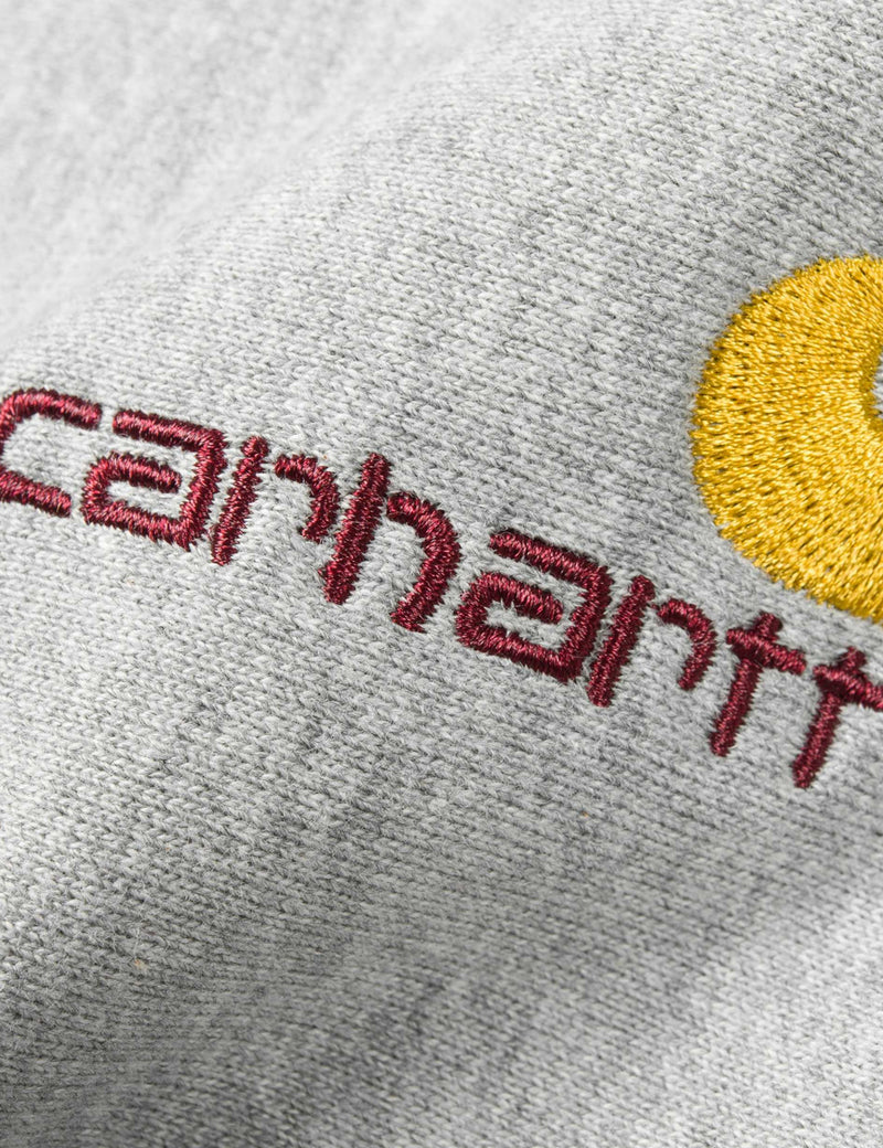 Carhartt-WIP American Script Sweatshirt - Heather Grey