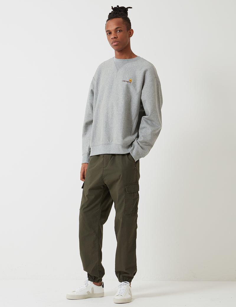 Carhartt-WIP American Script Sweatshirt - Heather Grey